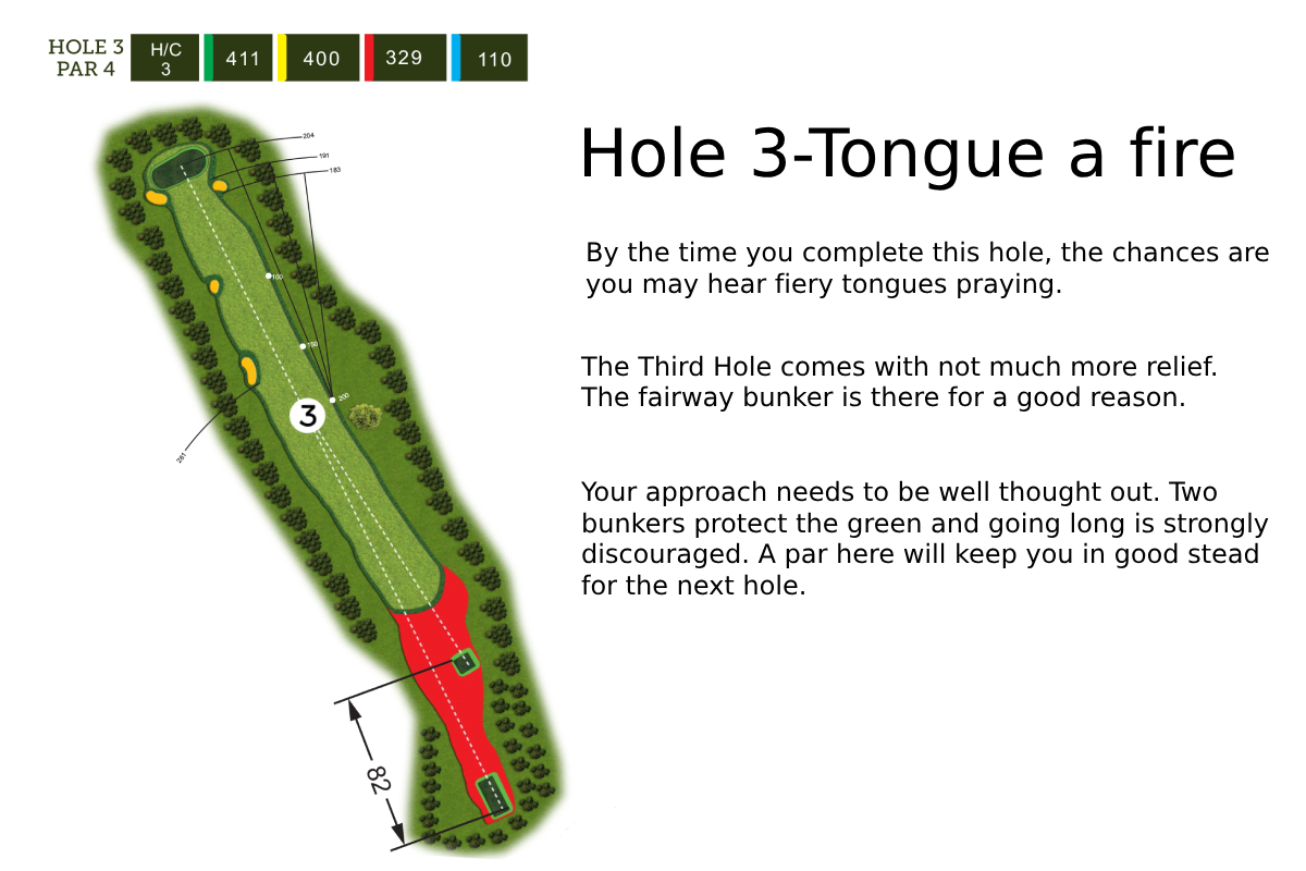 Hole 3 Layout