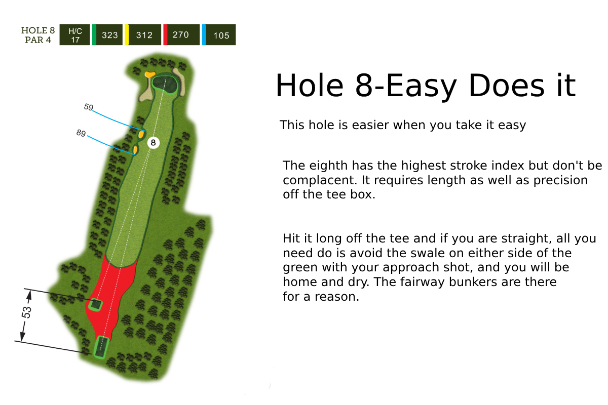 Hole 8 Layout