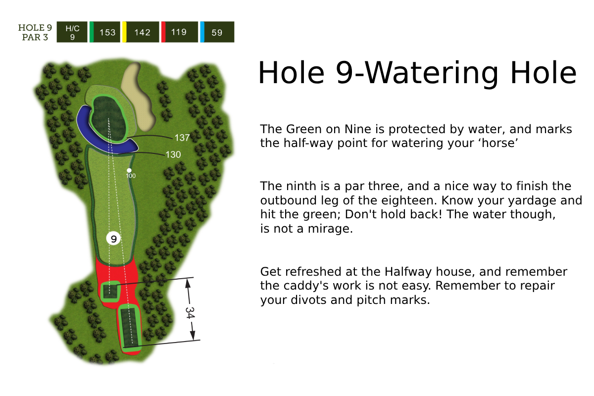 Hole 9 Layout